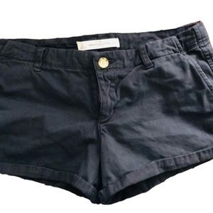 Abercrombie& Finch  size 2 navy blue chino shorts ,rolled at hem like new